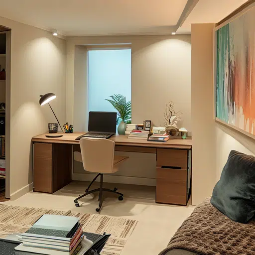 Quarto Planejado com Escritório